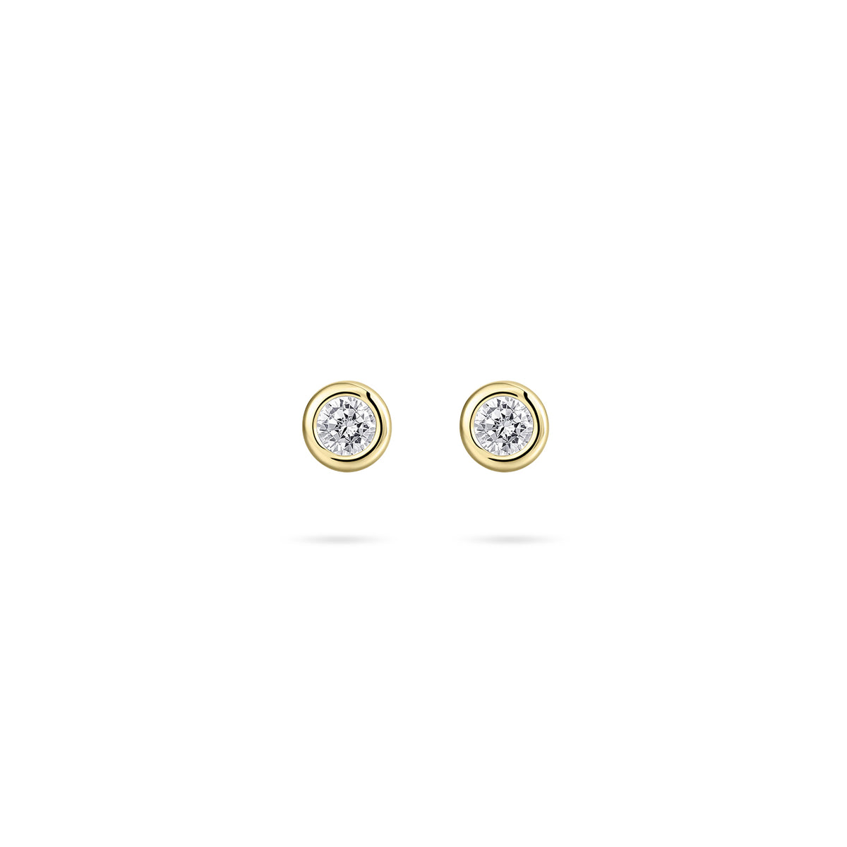 Gisser 18ct Gold Plated Stud Earrings