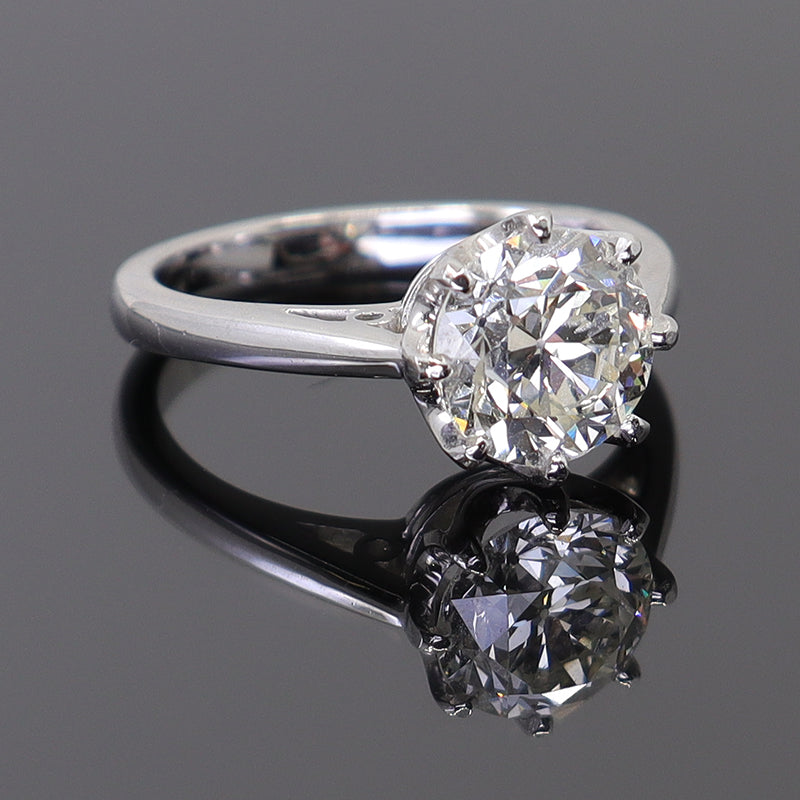 Pre-Owned Platinum 2.51ct Diamond Solitaire Ring