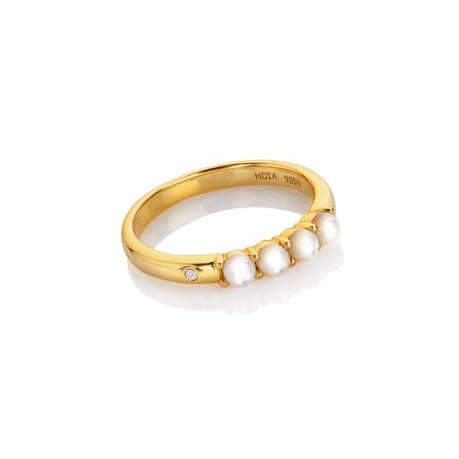 Hot Diamonds Calm Mother of Pearl Ring