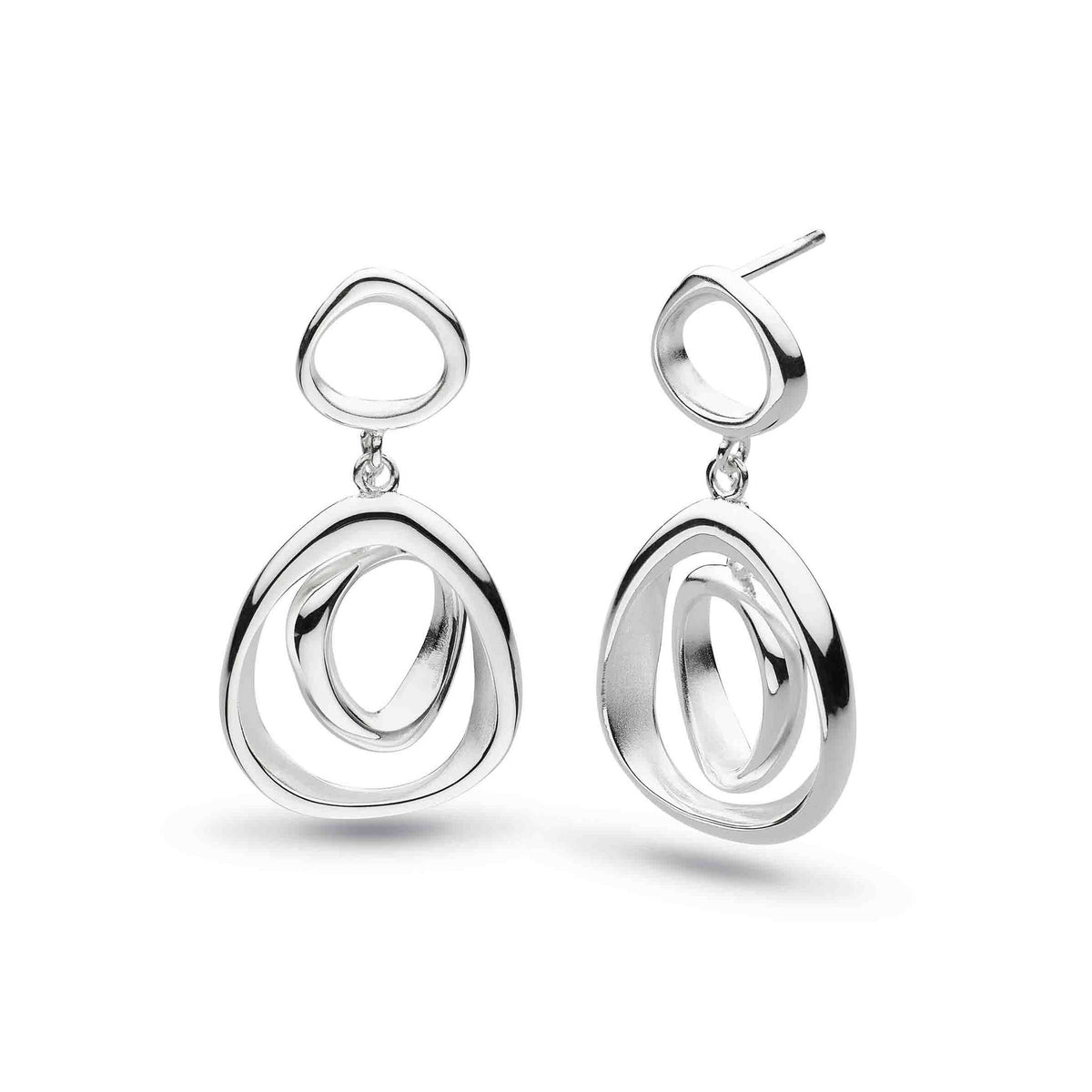 Kit Heath Coast Shore Double Link Drop Earrings