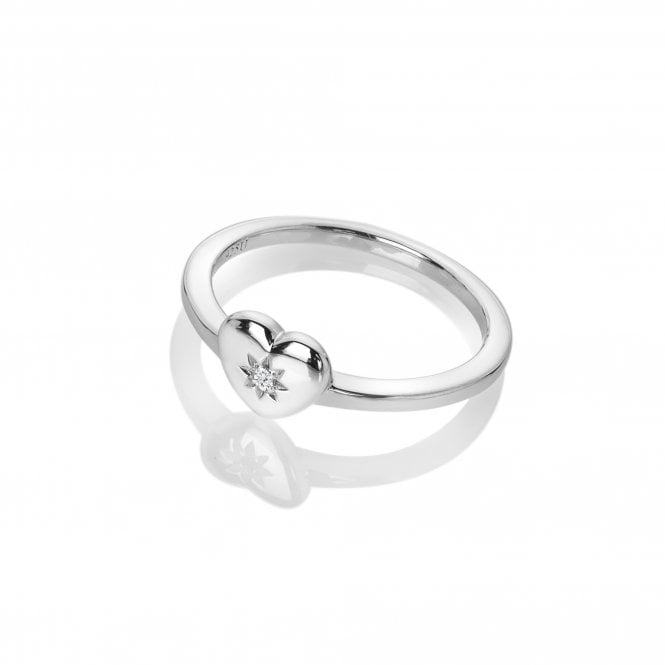 Hot Diamonds Heart Silver Ring