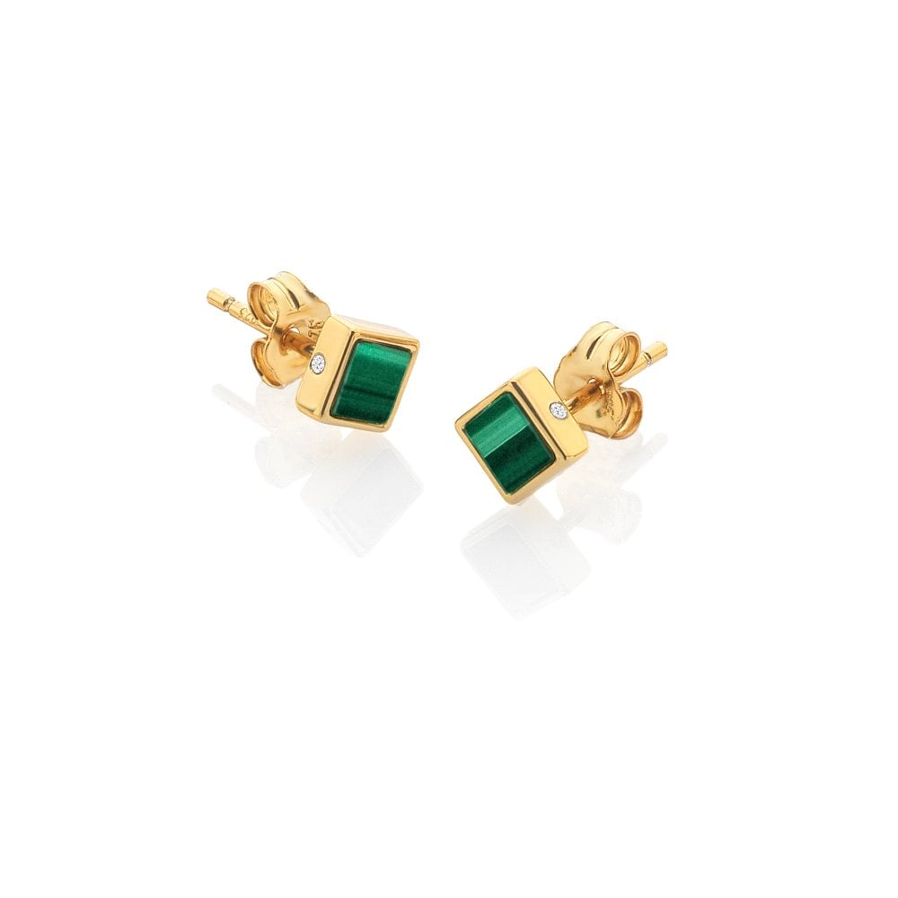 Hot Diamonds Revive Square Stud Earrings