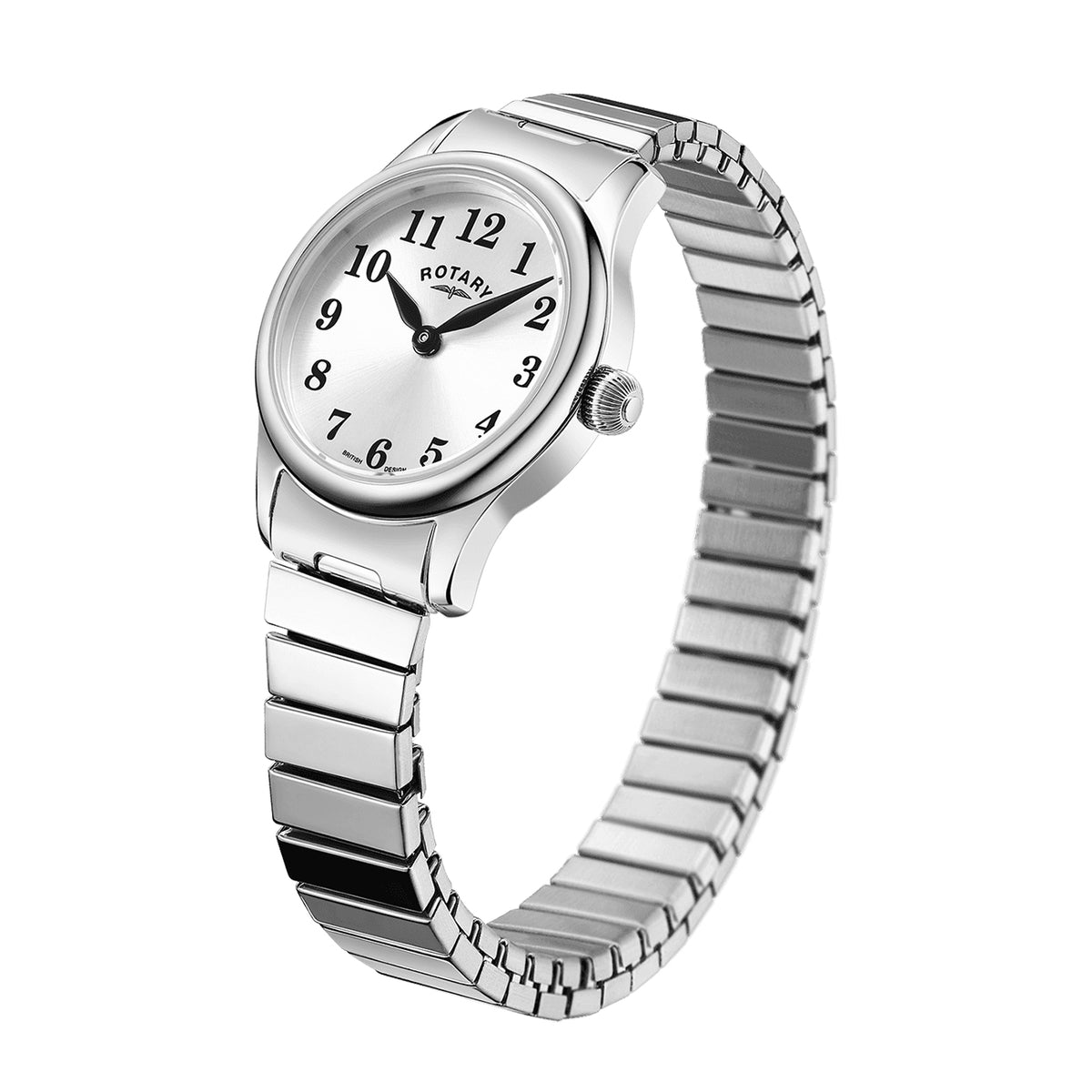 Rotary Stainless Steel Expander Watch