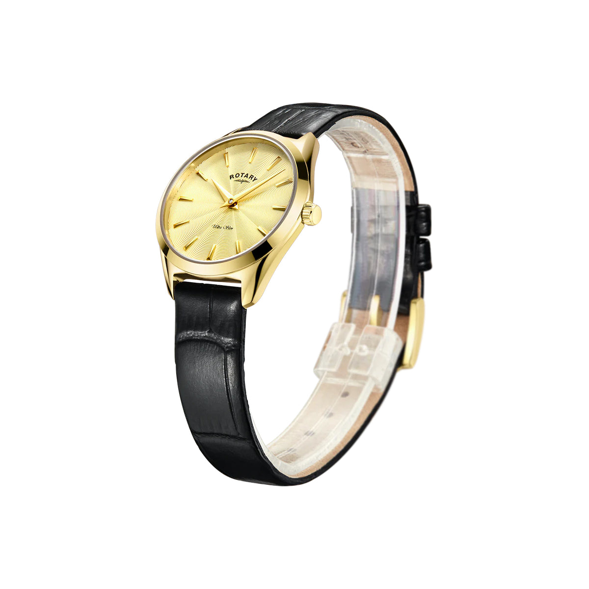 Rotary Ultra Slim Strap Watch