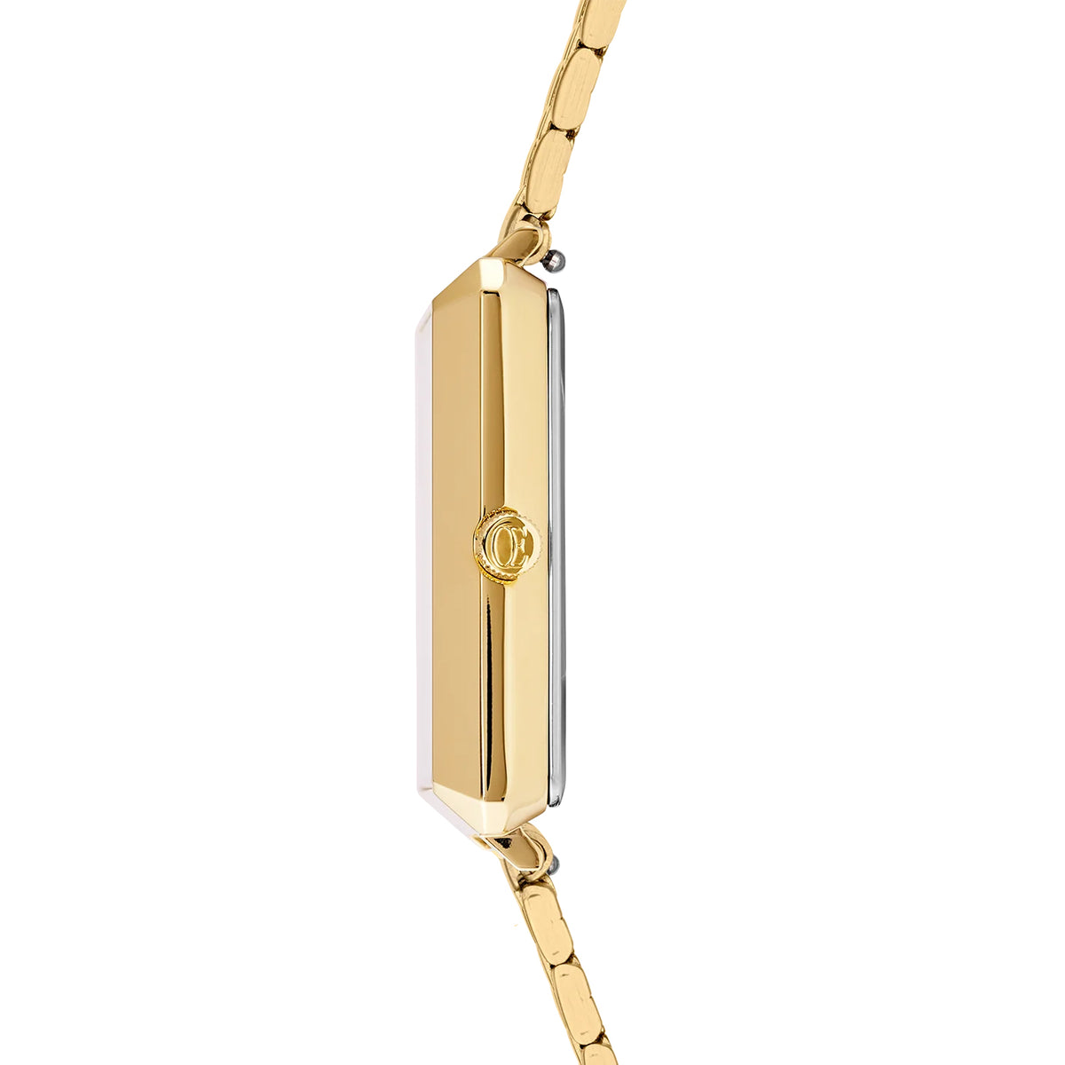 Coeur de Lion Iconic Square Glamorous Green Stainless Steel Gold Watch