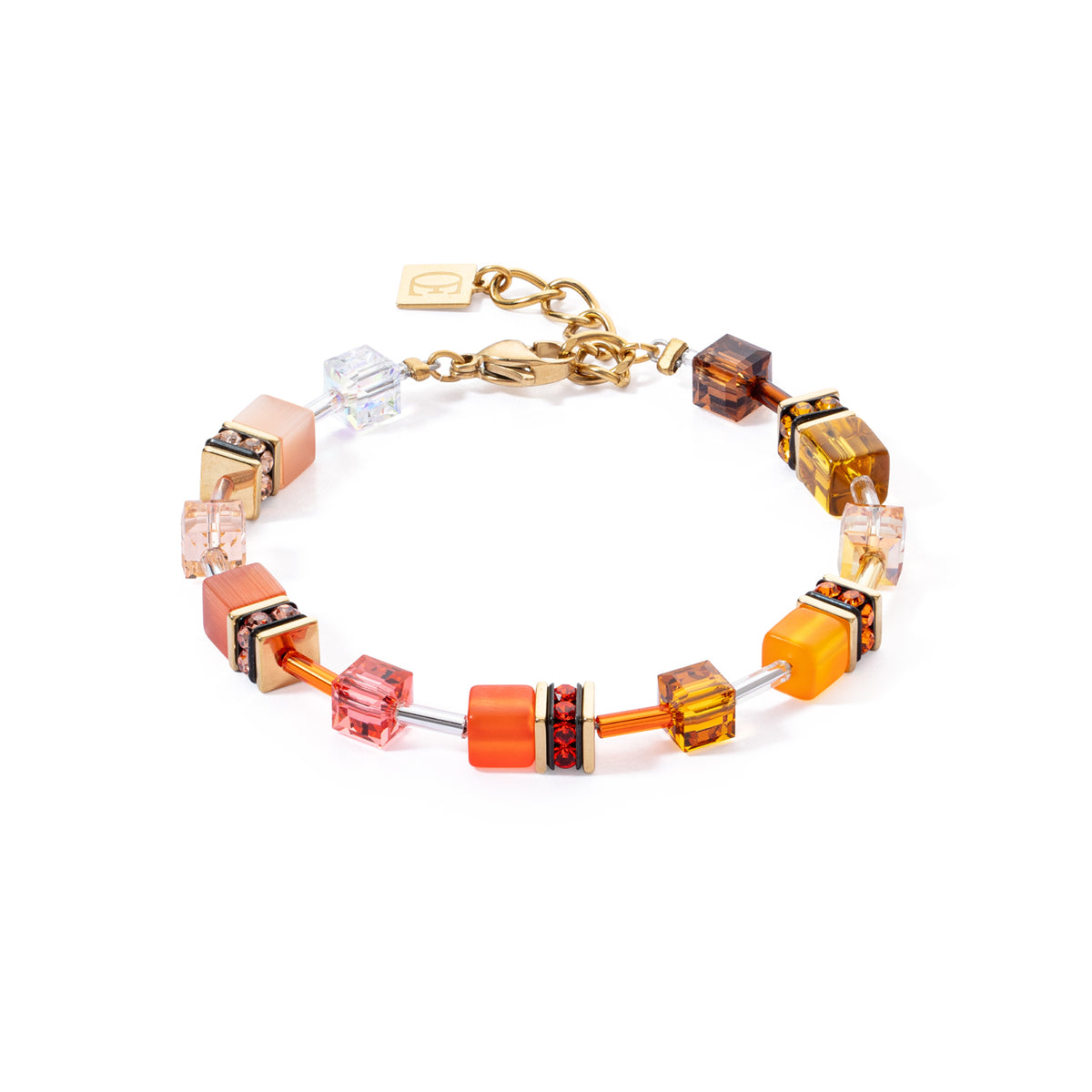 Coeur de Lion GeoCUBE® Iconic Sunset Gold Bracelet