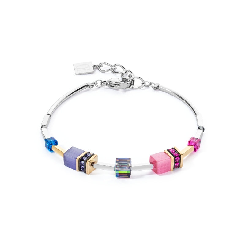 Coeur de Lion GeoCUBE® Iconic Lite Rainbow Bracelet