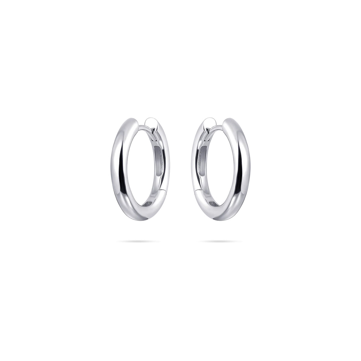 Gisser Silver Small Hoop Earrings