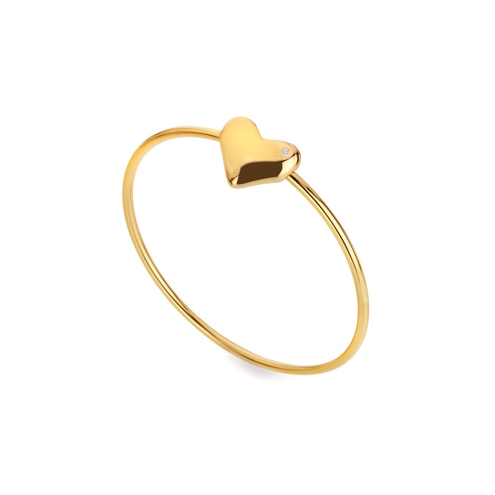 Hot Diamonds Gold Plated Desire Bangle