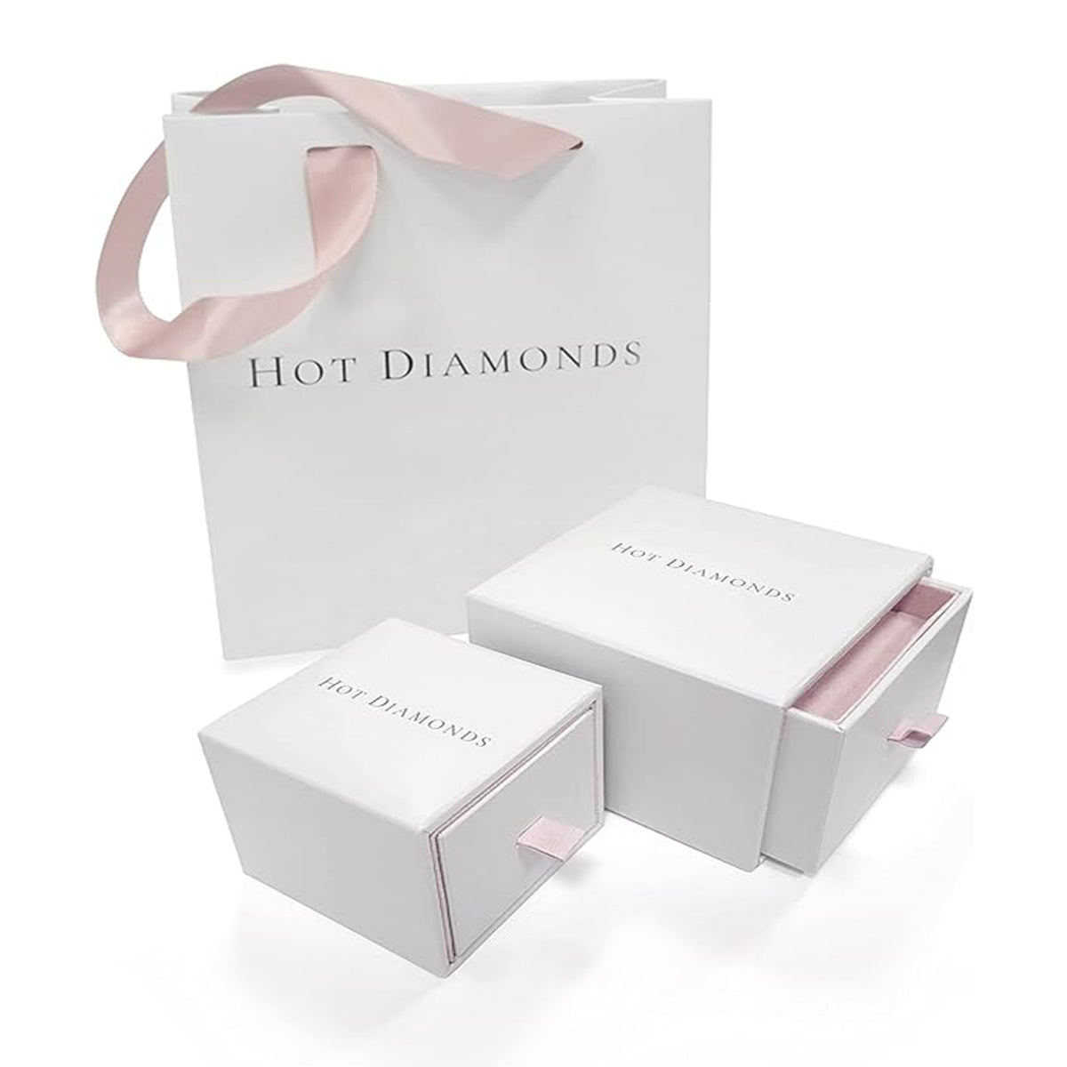 Hot Diamonds Desire Silver Heart Stud Earrings