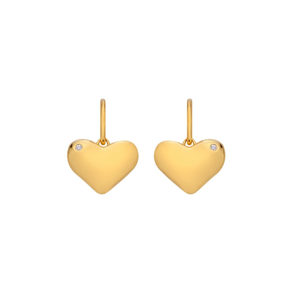 Hot Diamonds Gold Plated Desire Hook Earrings