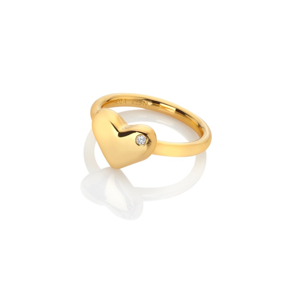 Hot Diamonds Gold Plated Desire Ring