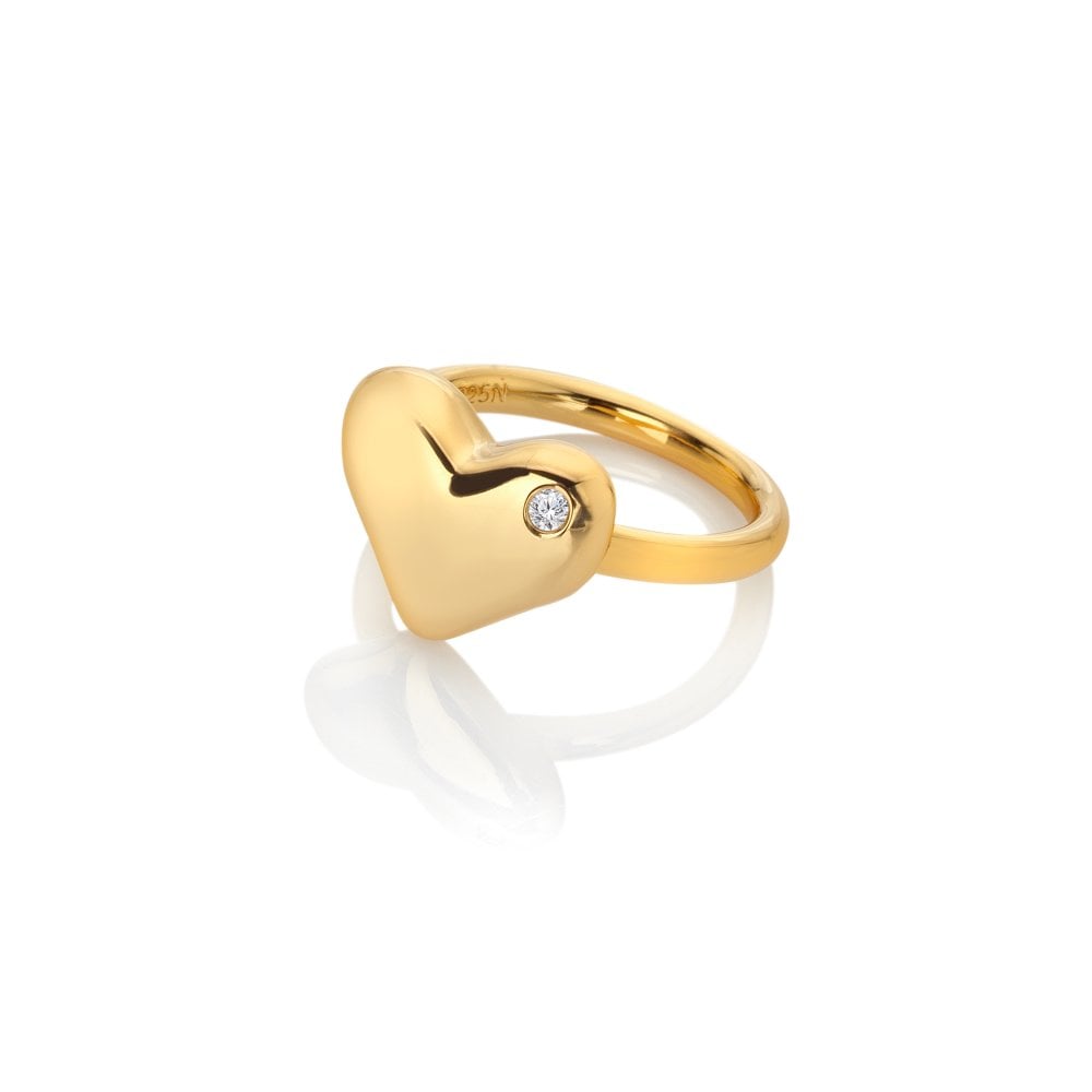 Hot Diamonds Desire Gold Plated Statement Ring