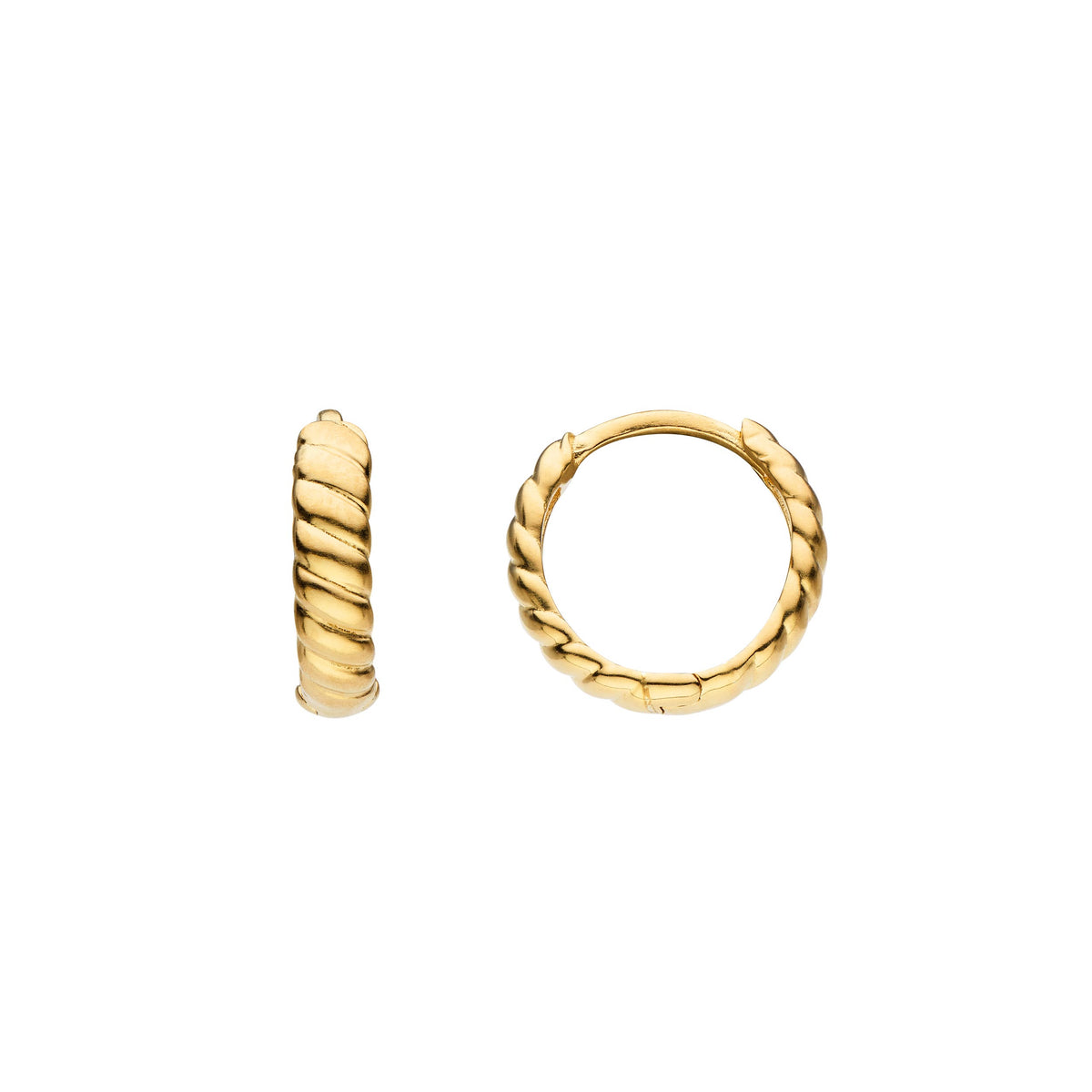 Dew Golden Ridge Mini Huggie Hoop Earrings