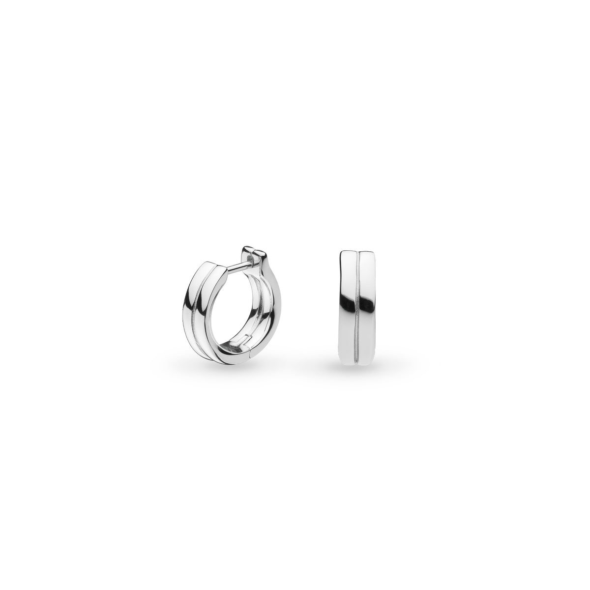 Kit Heath Bevel Unity Huggie Hoop Earrings