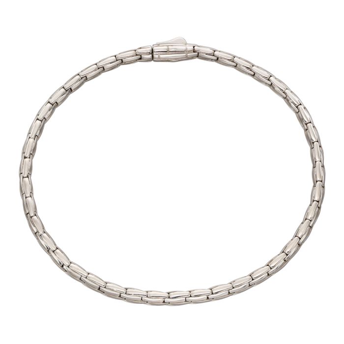 9ct White Gold Bracelet