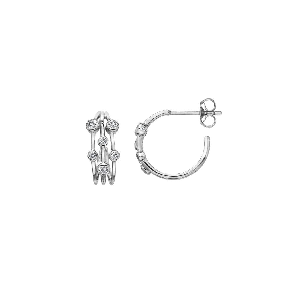 Hot Diamonds Sterling Silver Tender Statement Earrings