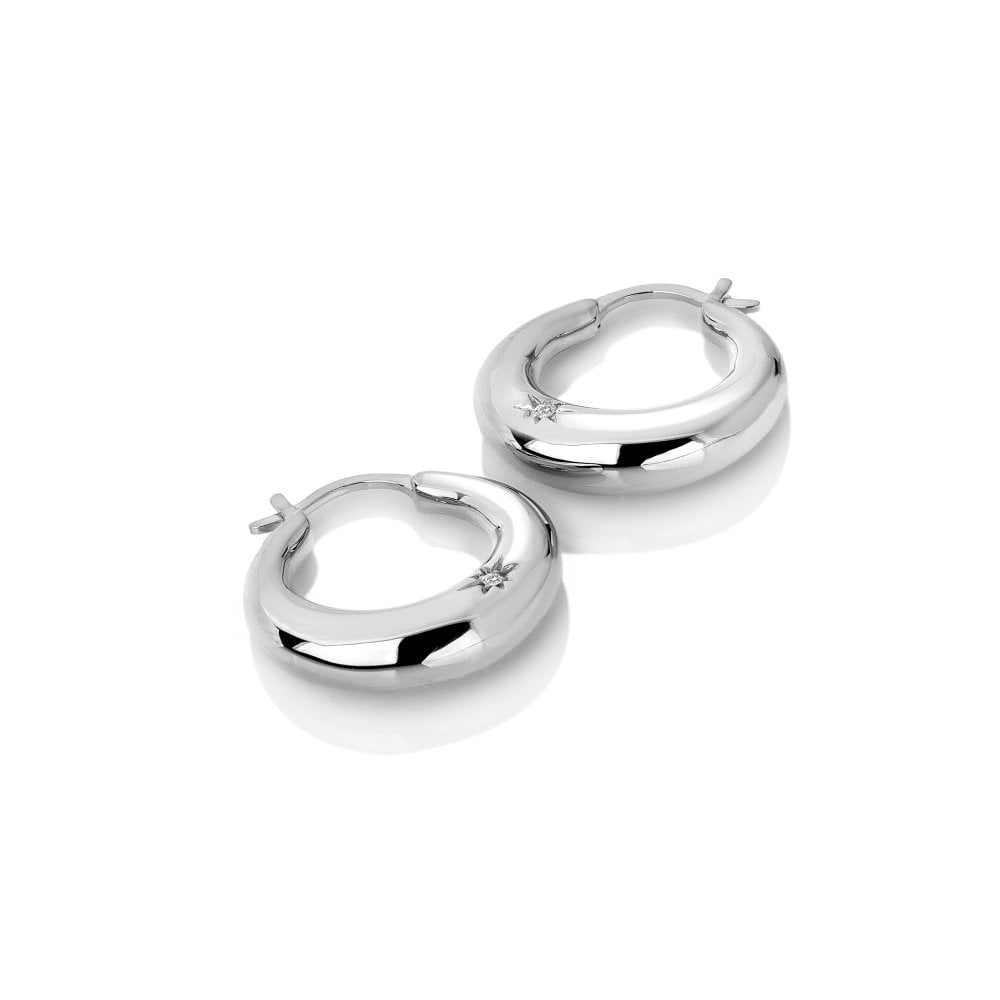 Hot Diamonds Soul Silver Statement Earrings