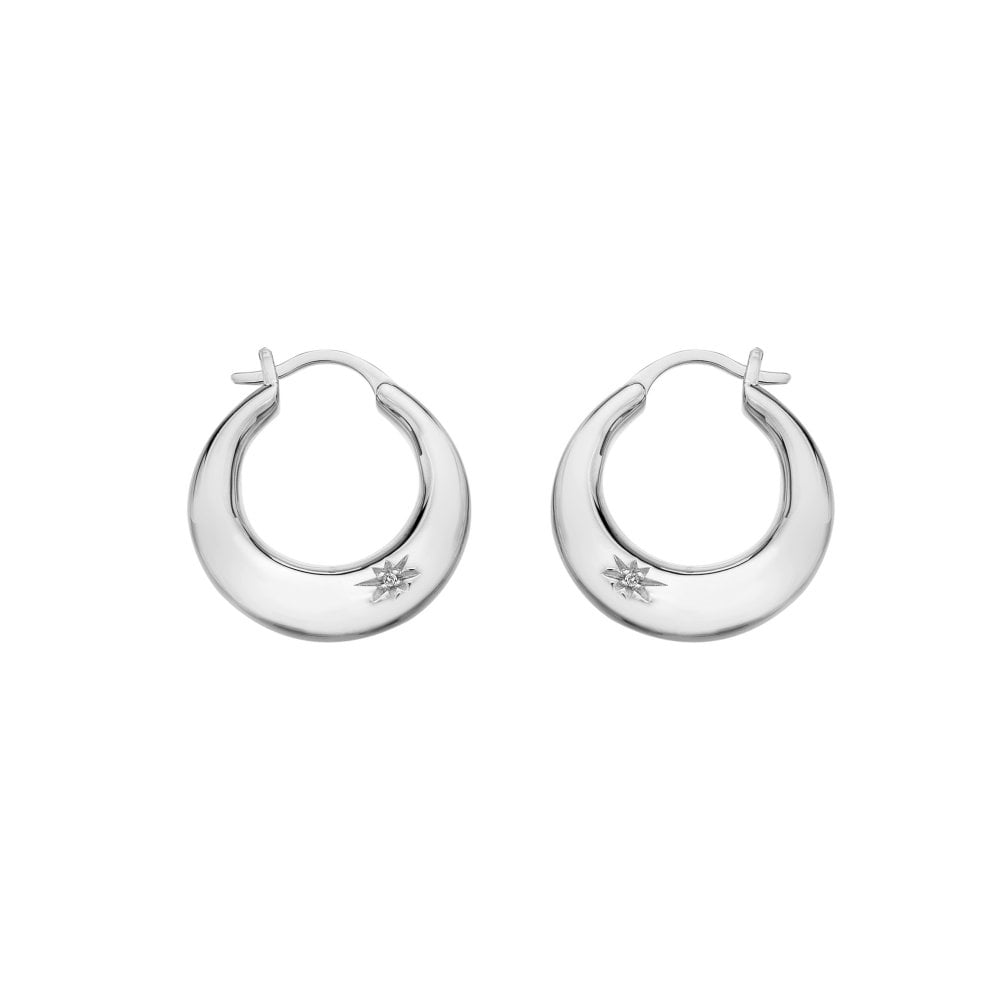 Hot Diamonds Soul Silver Statement Earrings