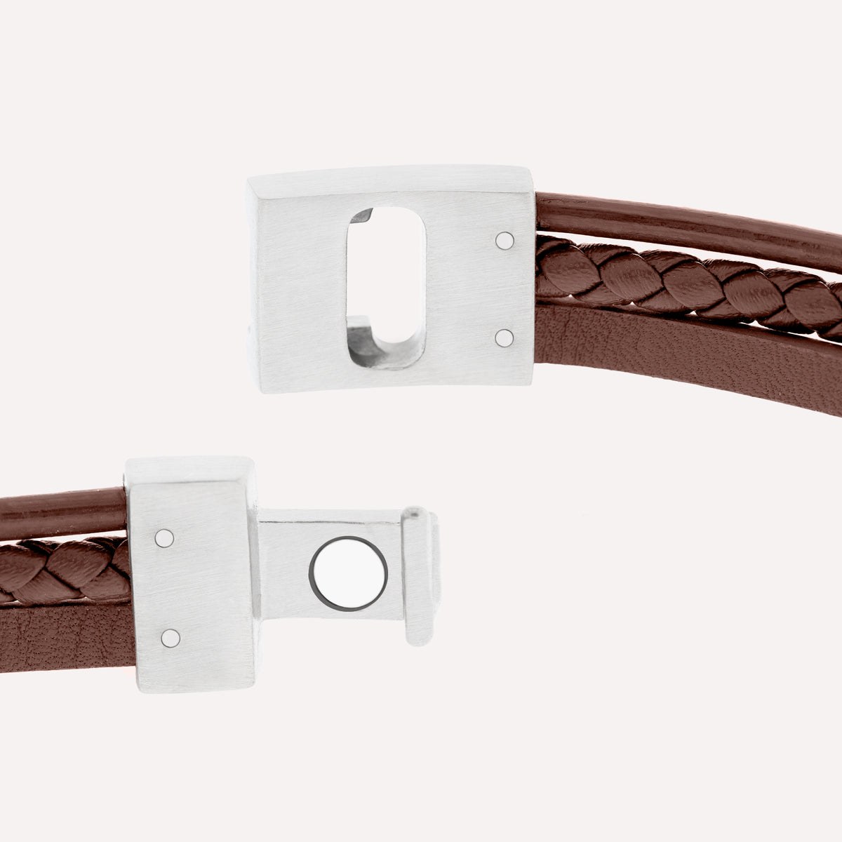 Steel & Barnett Peanut Leather Bracelet