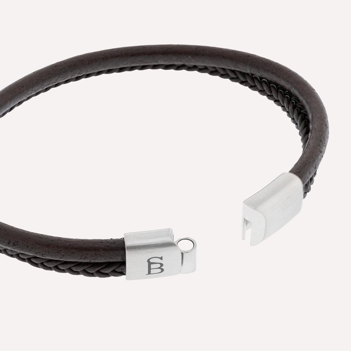 Steel & Barnett Brown Leather Bracelet