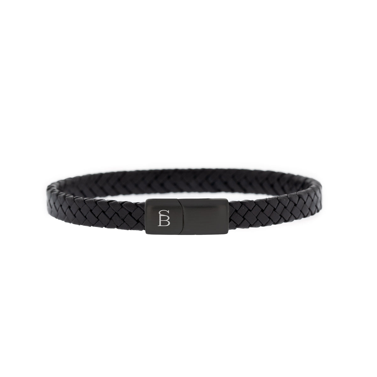 Steel & Barnett Black Edition Leather Bracelet Riley