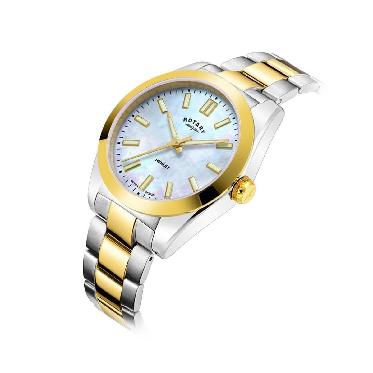 Rotary Henley Two Tone Bracelet Watch