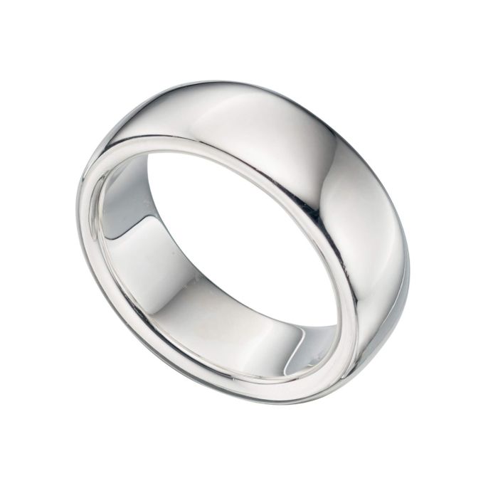 Sterling Silver Wide Band Ring