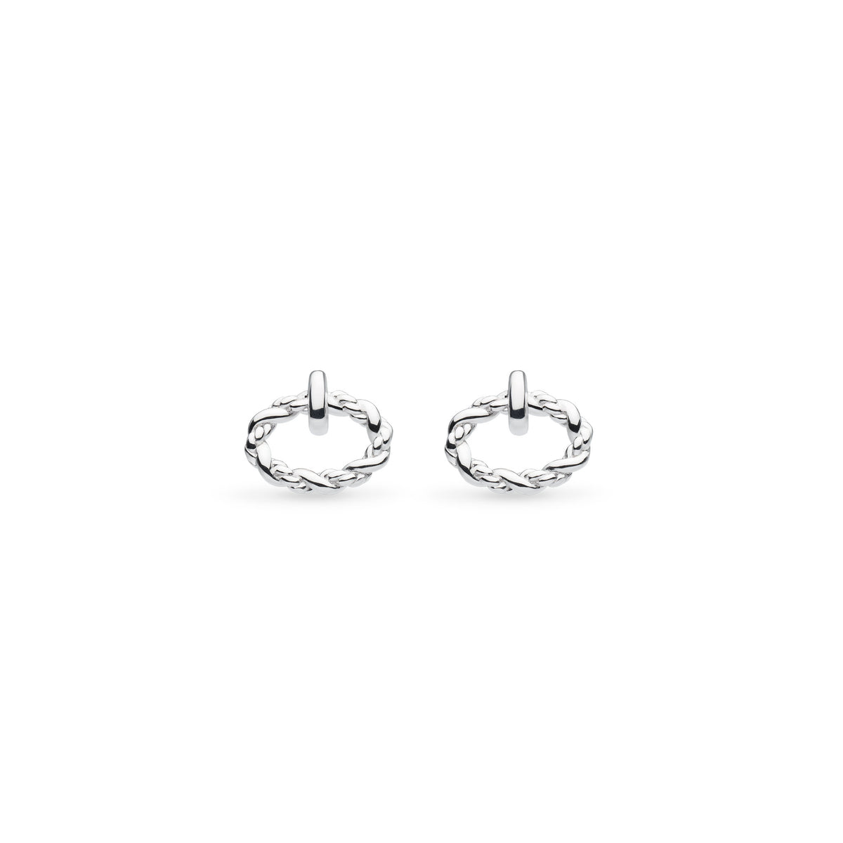 Kit Heath Marina Rope Twist Oval Earrings