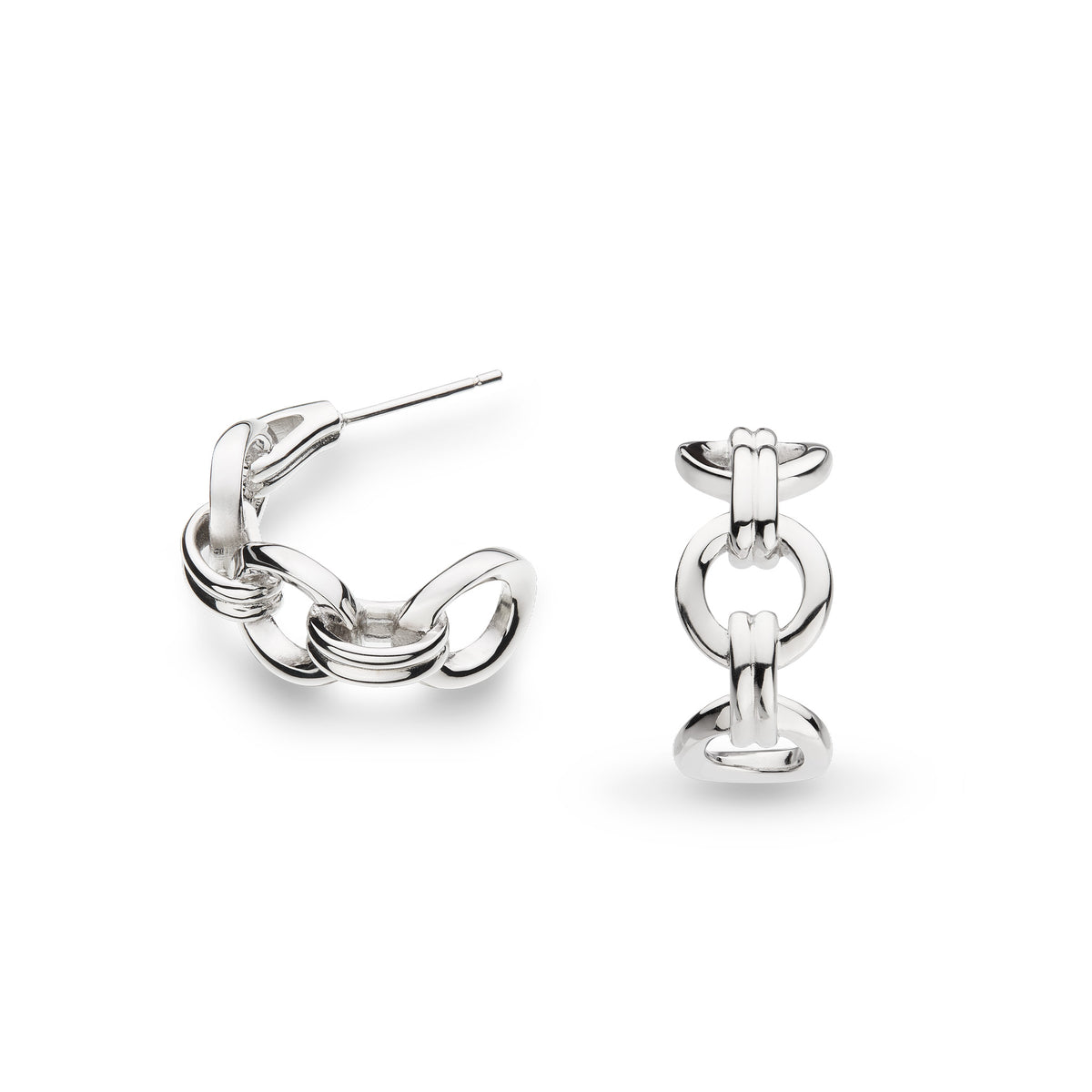 Kit Heath Bevel Unity Hoop Stud Earrings