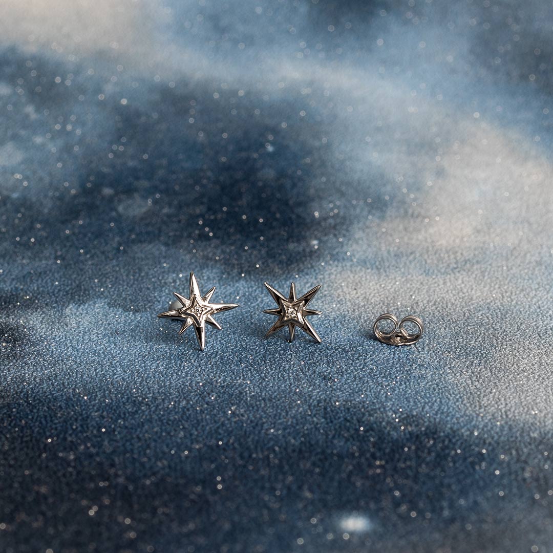 Kit Heath Céleste North Star Stud Earrings