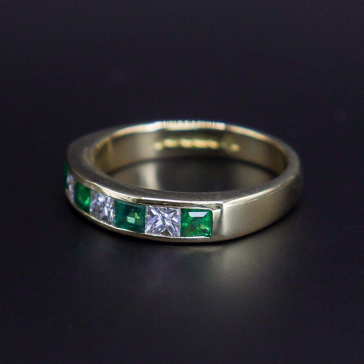 Pre-Owned Emerald & Diamond Ring