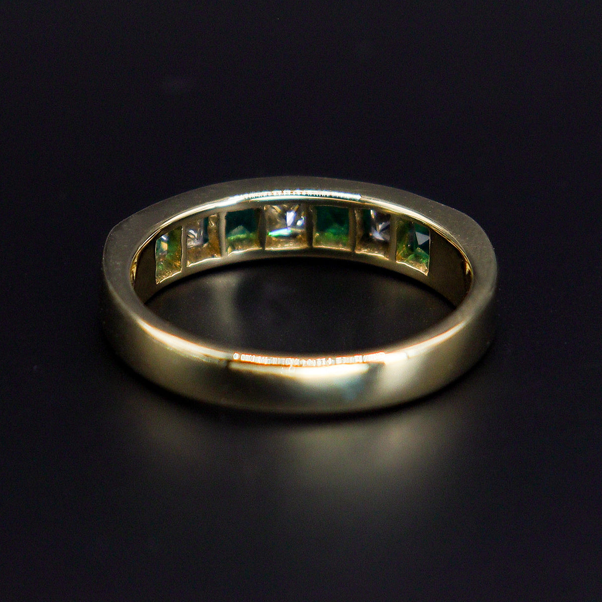 Pre-Owned Emerald & Diamond Ring