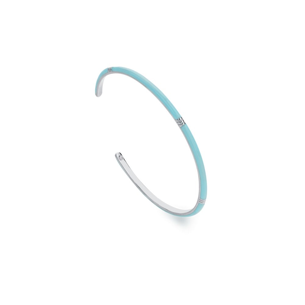 Hot Diamonds Enamel Blue Bangle