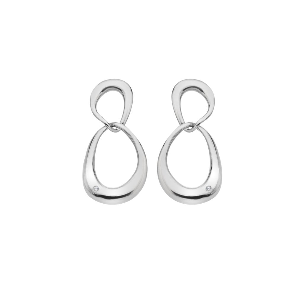 Hot Diamonds Sleek Silver Earrings