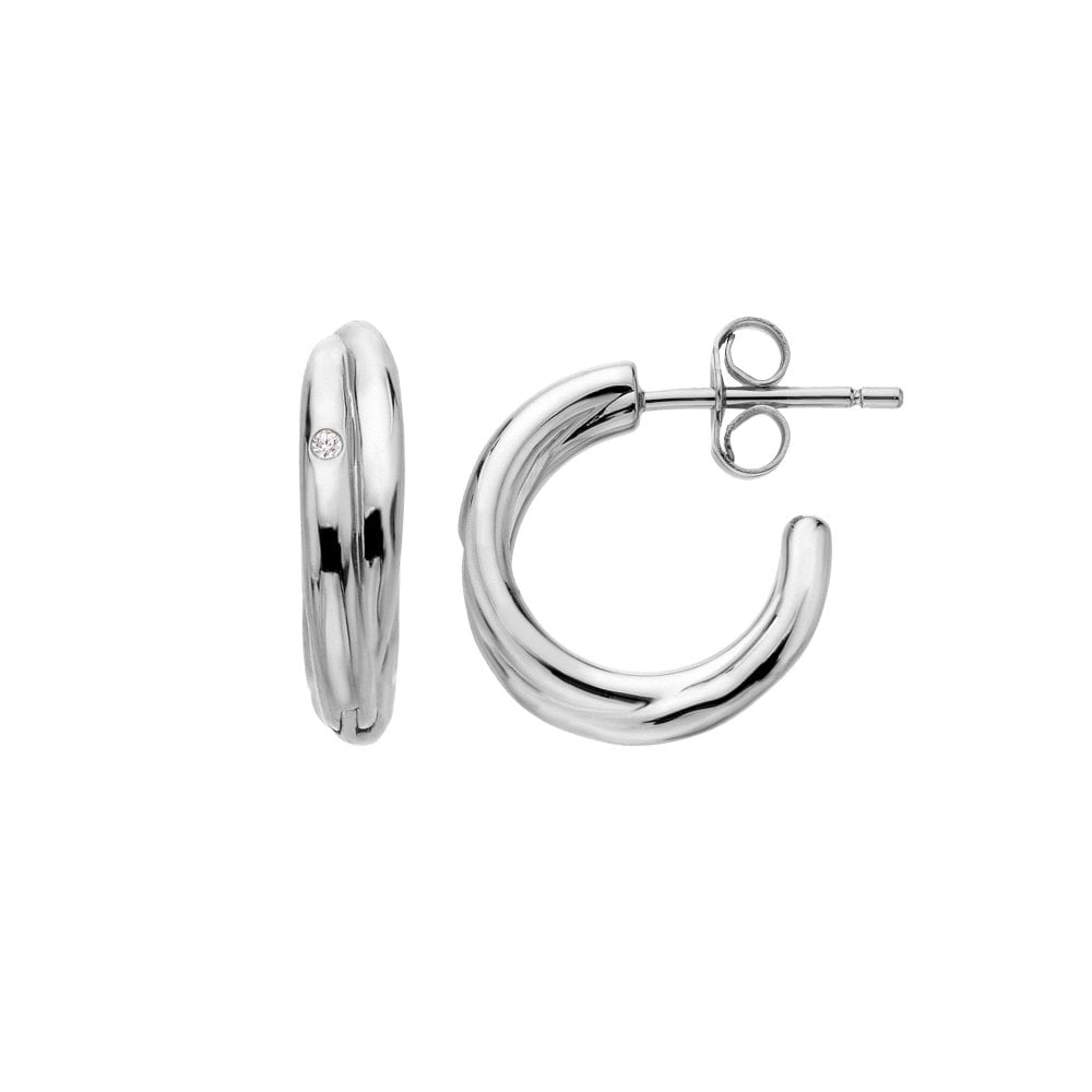 Hot Diamonds Aura Silver Earrings