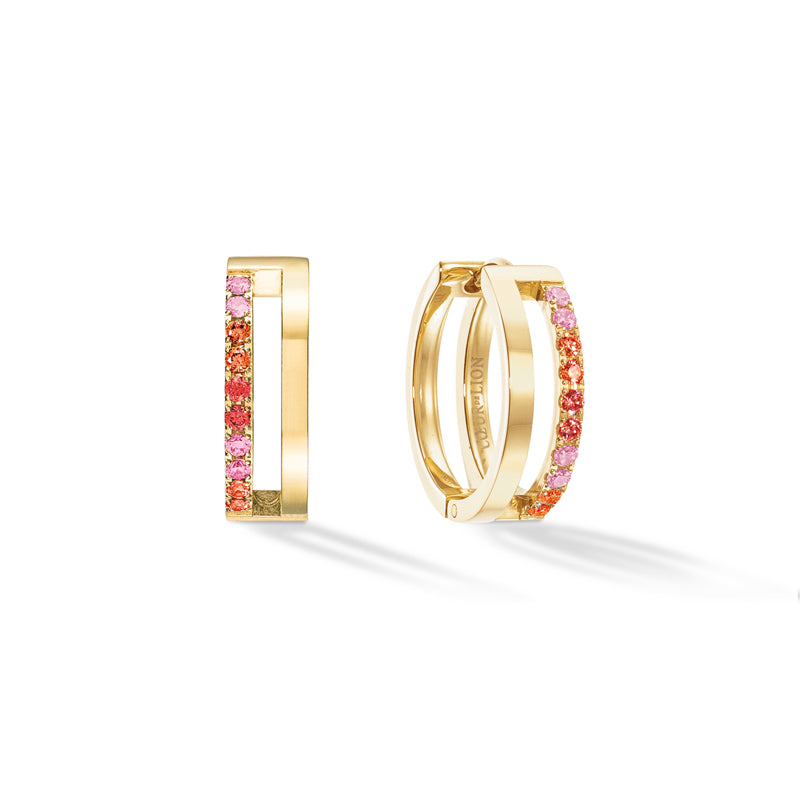 Coeur de Lion Eternal Unity Gold Red-Orange Hoops