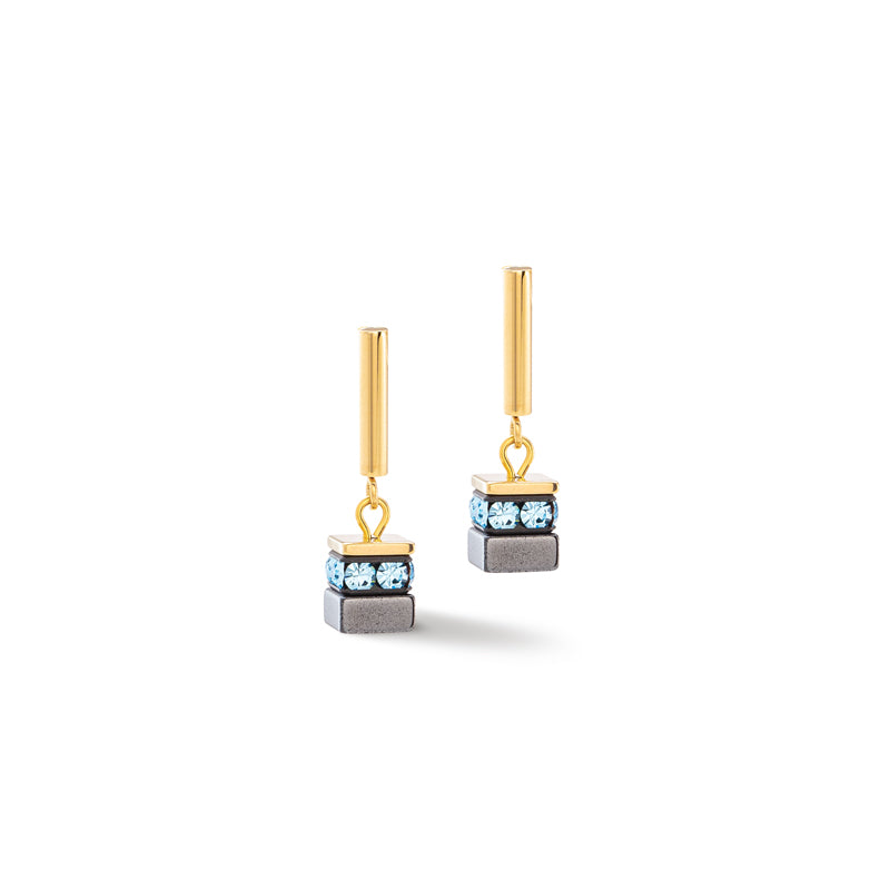 Coeur de Lion Sparkling Classic Gold Multicolour Earrings