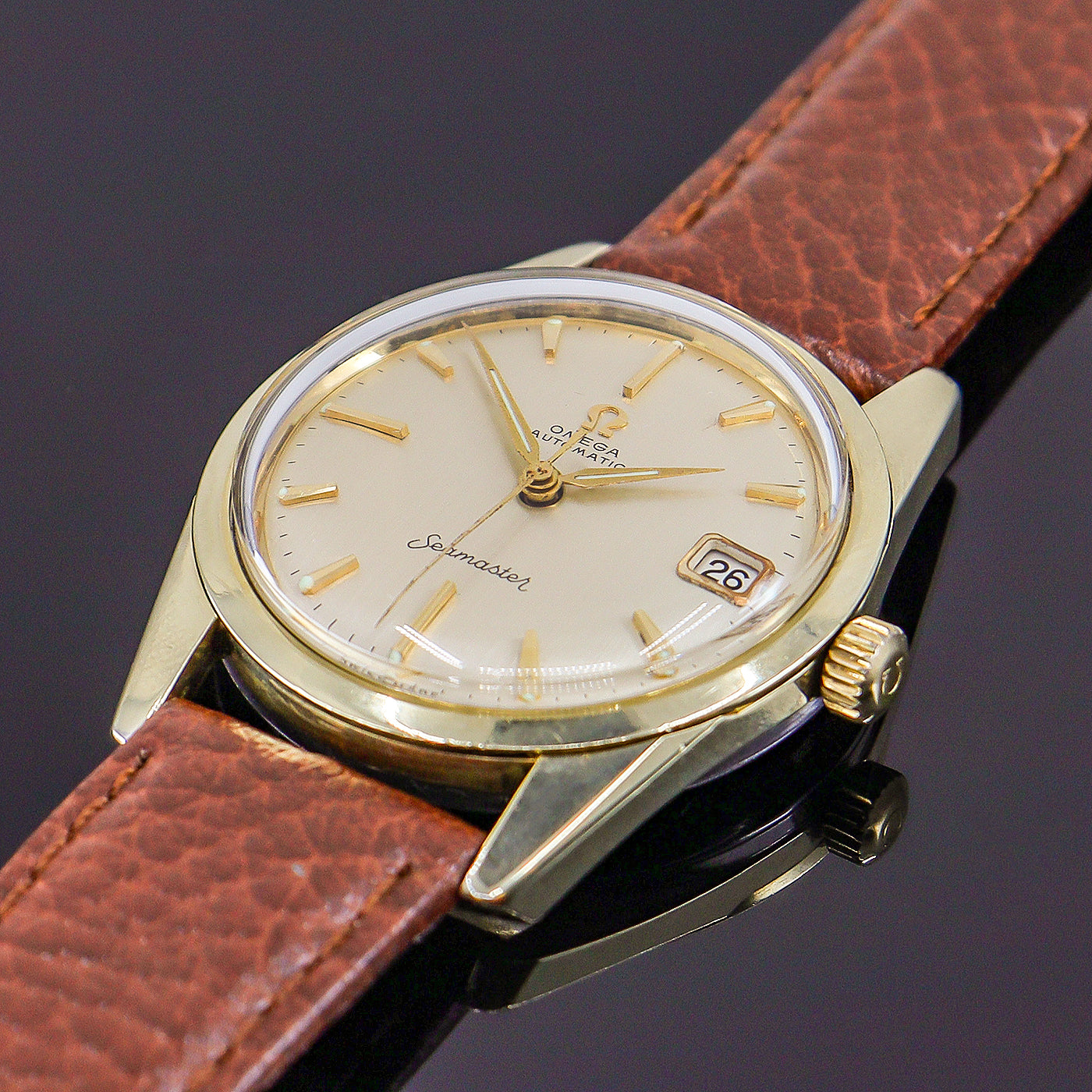 Pre Owned Gents Omega Automatic Watch Circa 1960 Chatfields Jewellers