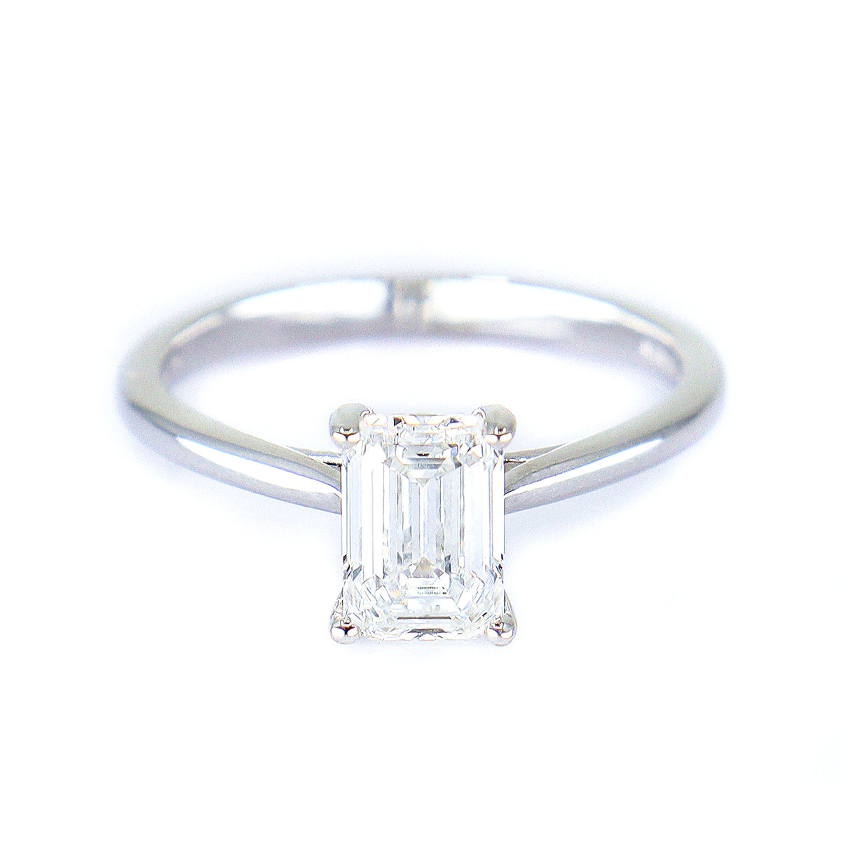 Platinum Lab Grown Certificated 1.74ct Diamond Solitaire Ring