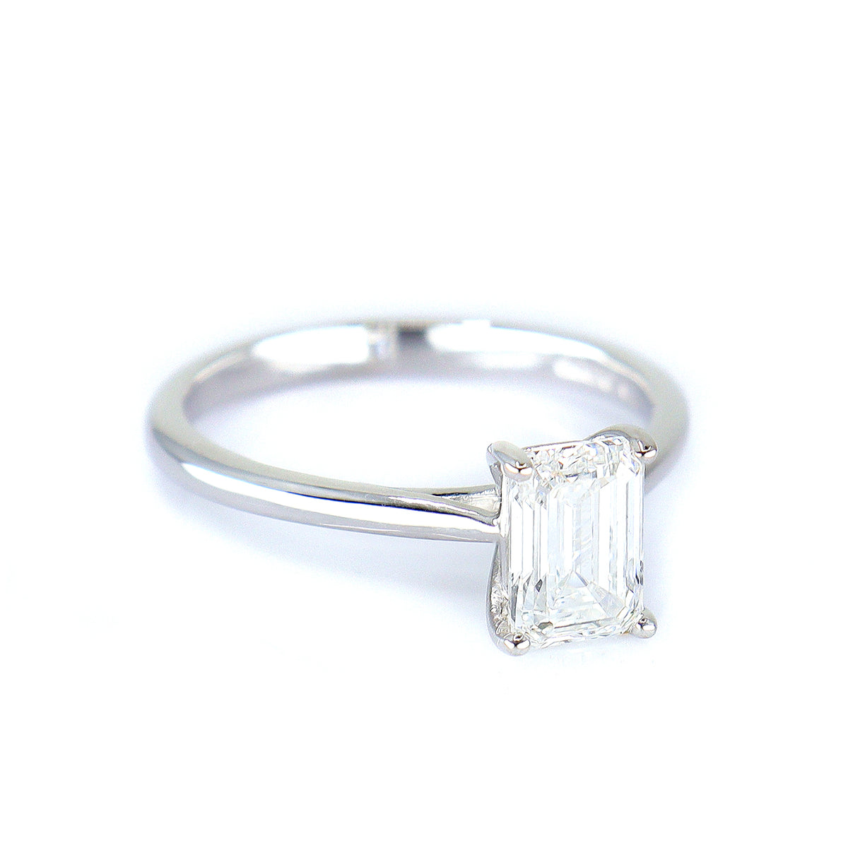 Platinum Lab Grown Certificated 1.74ct Diamond Solitaire Ring