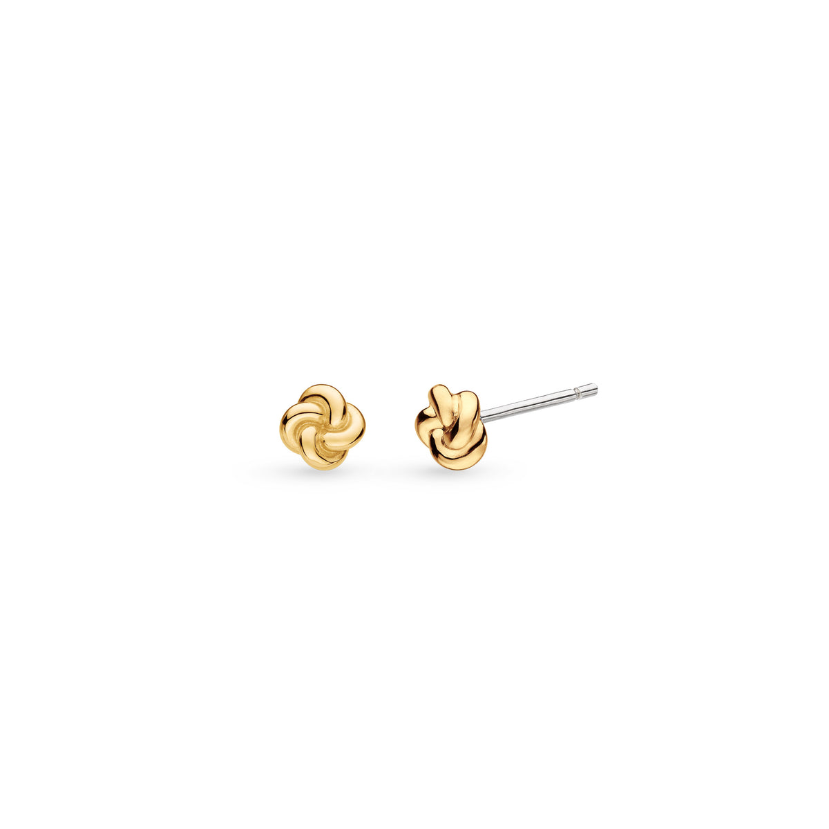 Kit Heath Marina Tide Knot Golden Stud Earrings