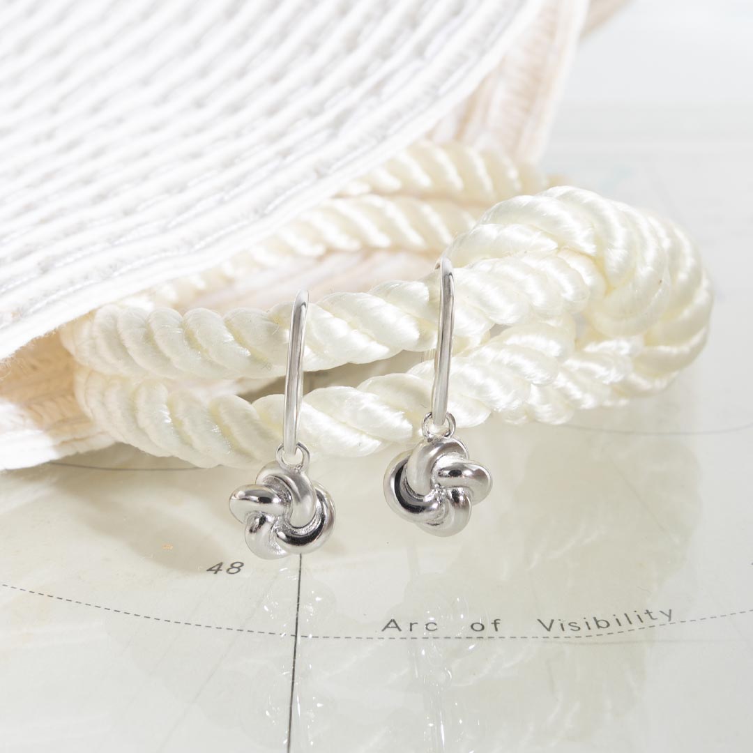 Kit Heath Marina Tide Knot Drop Earrings