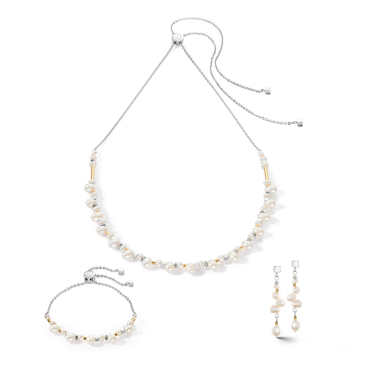 Coeur de Lion Dancing Freshwater Pearl Necklace