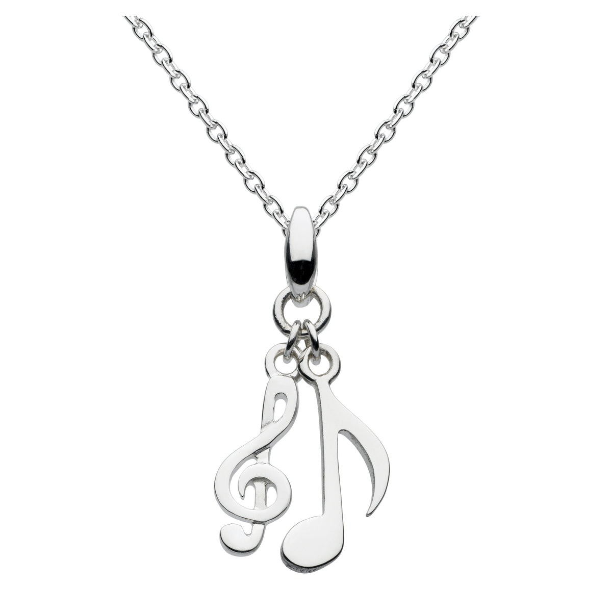 Dew Silver Melody Musical Pendant & Chain