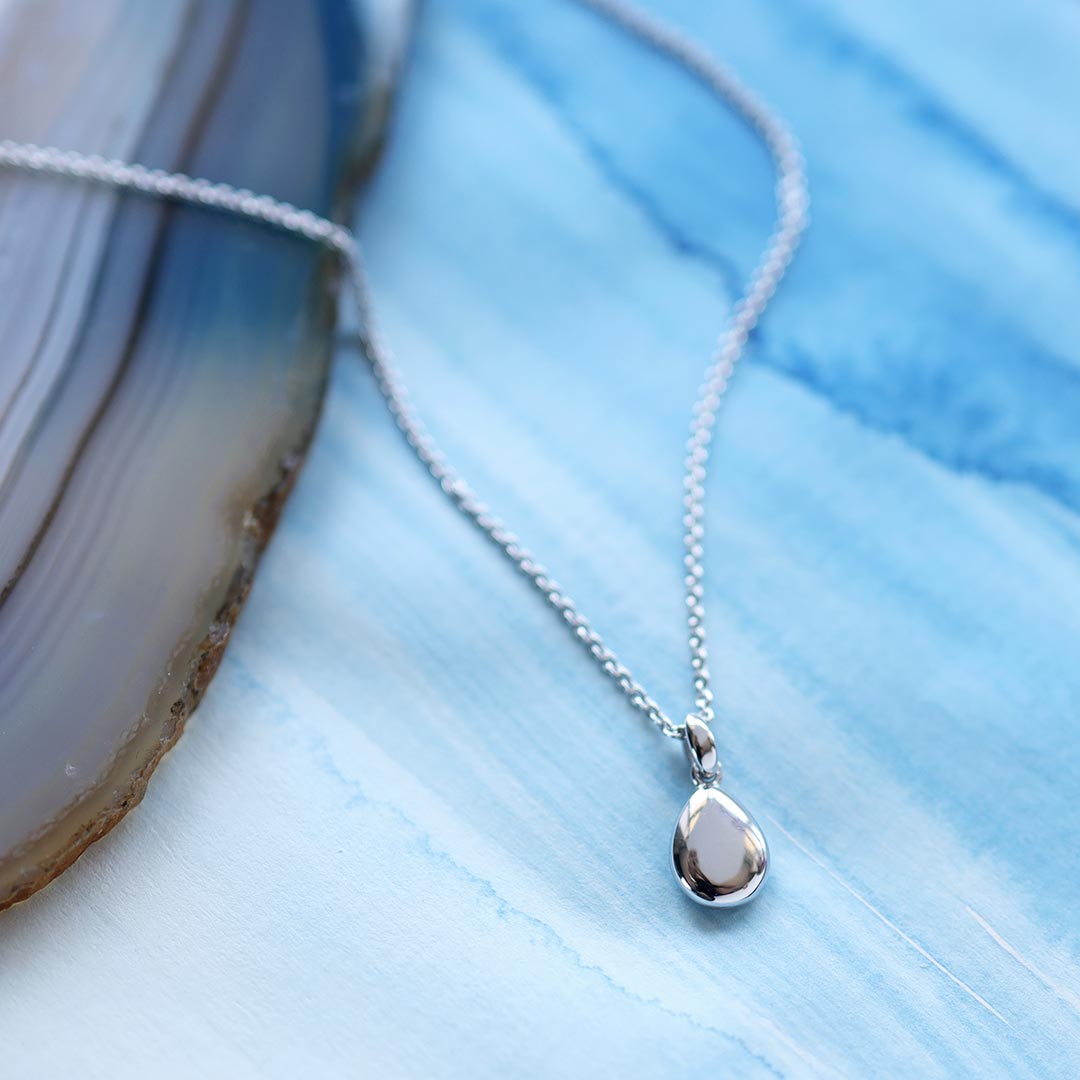 Kit Heath Coast Pebble Droplet Pendant