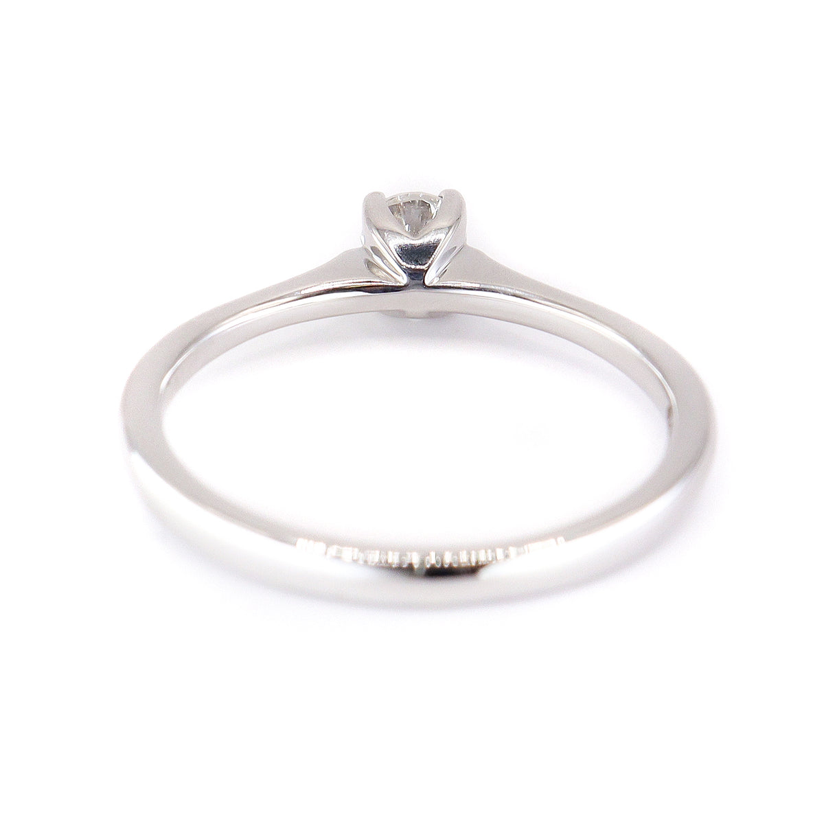 9ct White Gold Round Brilliant Cut 0.25ct Diamond Ring