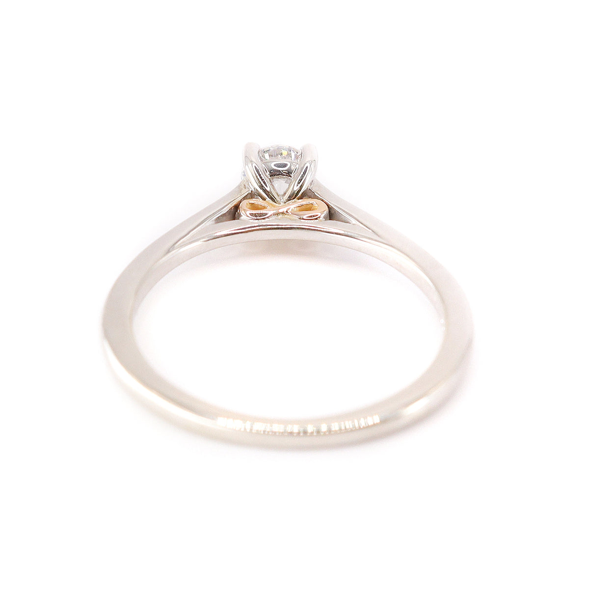 18ct Gold Certificated Round Brilliant Cut 0.30ct Diamond Solitaire Ring