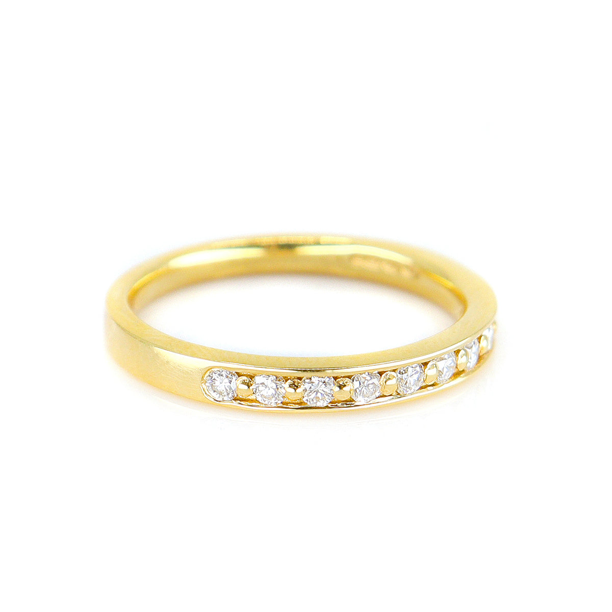 18ct Gold & Diamond Half Eternity Ring