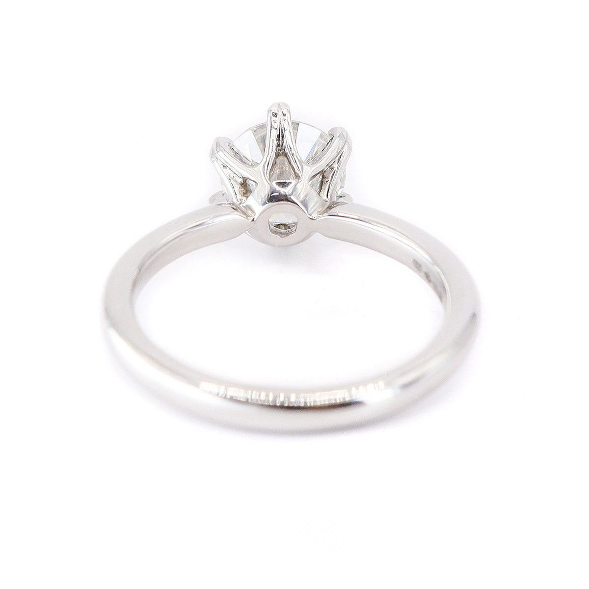 Platinum Round Brilliant Cut 1.52ct Diamond Solitaire Ring